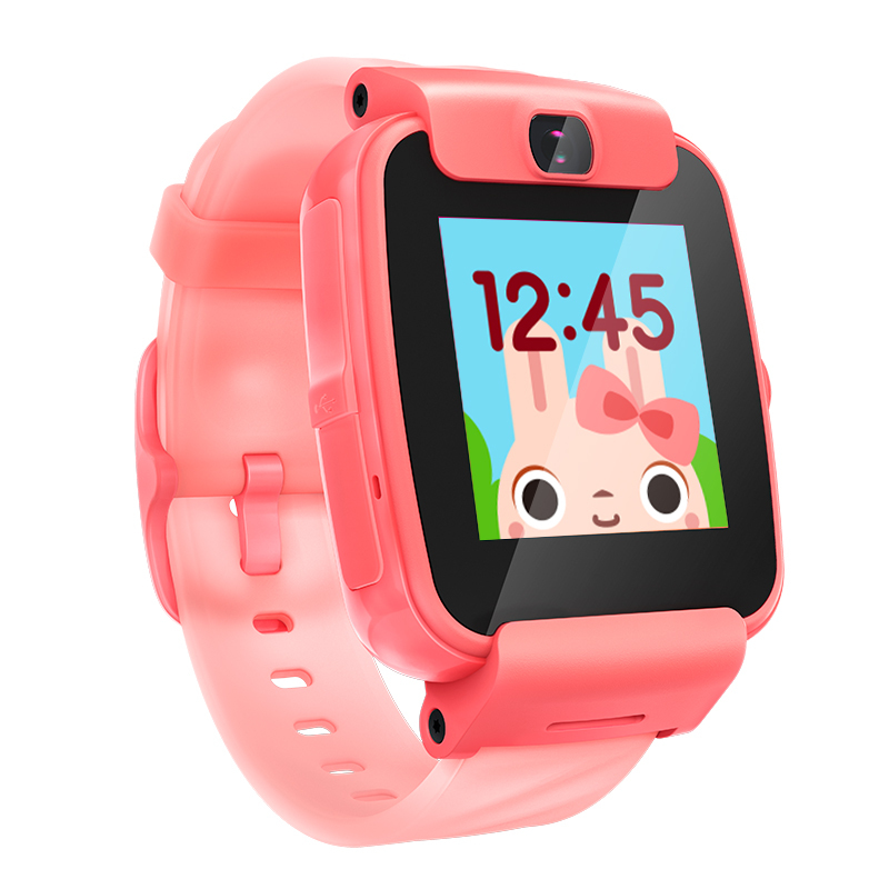 搜狗糖猫(teemo)儿童智能电话手表 color GPS360°安全定位 防丢防水 彩屏摄像 视频 红