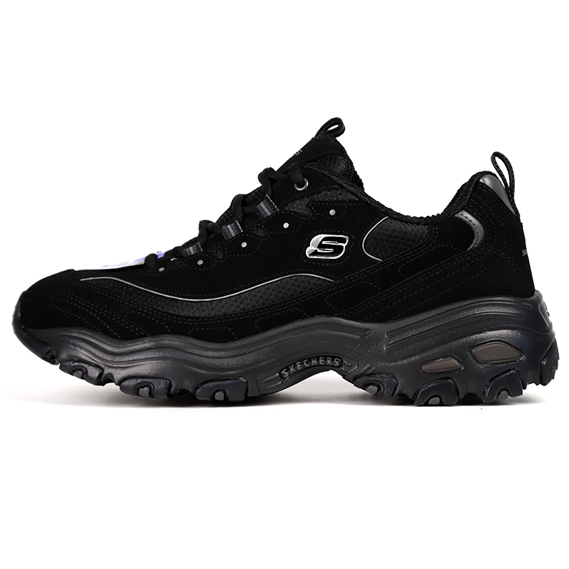 斯凯奇(SKECHERS)yysport 斯凯奇Dx27LITE时尚绑带运动休闲男鞋运动鞋熊猫鞋 52675/BBK