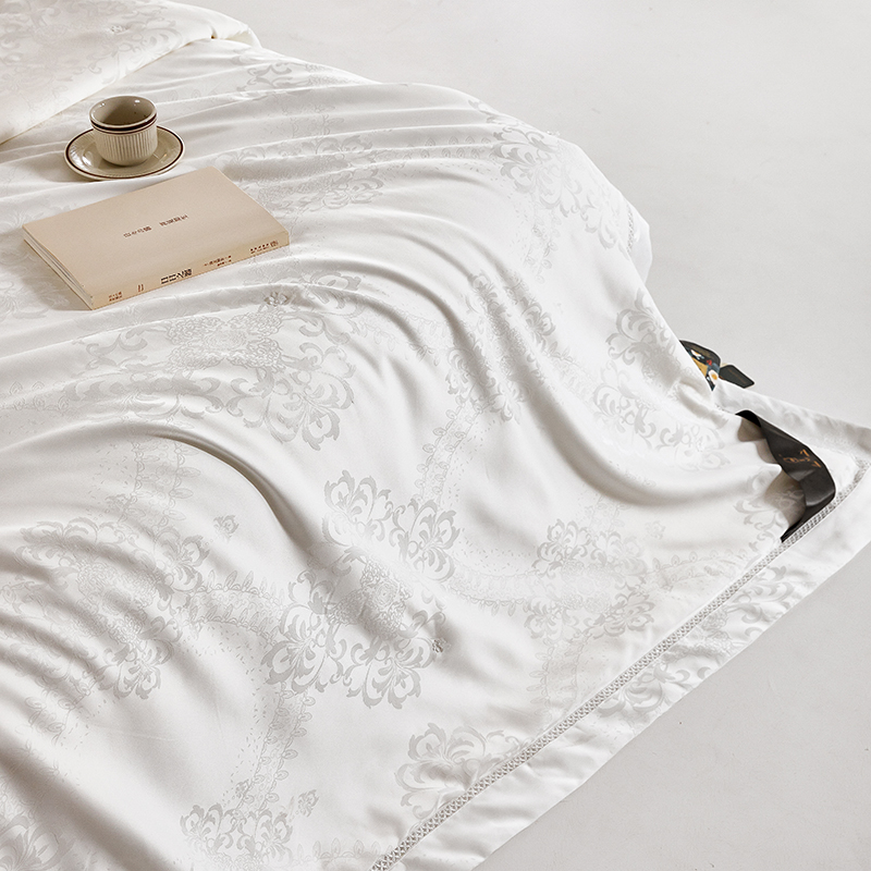 Z.M.N.(法国啄木鸟)大提花100%蚕丝夏被-爱托ZCB-0015高清大图