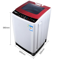 WEILI/威力 XQB80-8029A 8公斤家用容量 智能感应 大容量全自动波轮洗衣机 深红色
