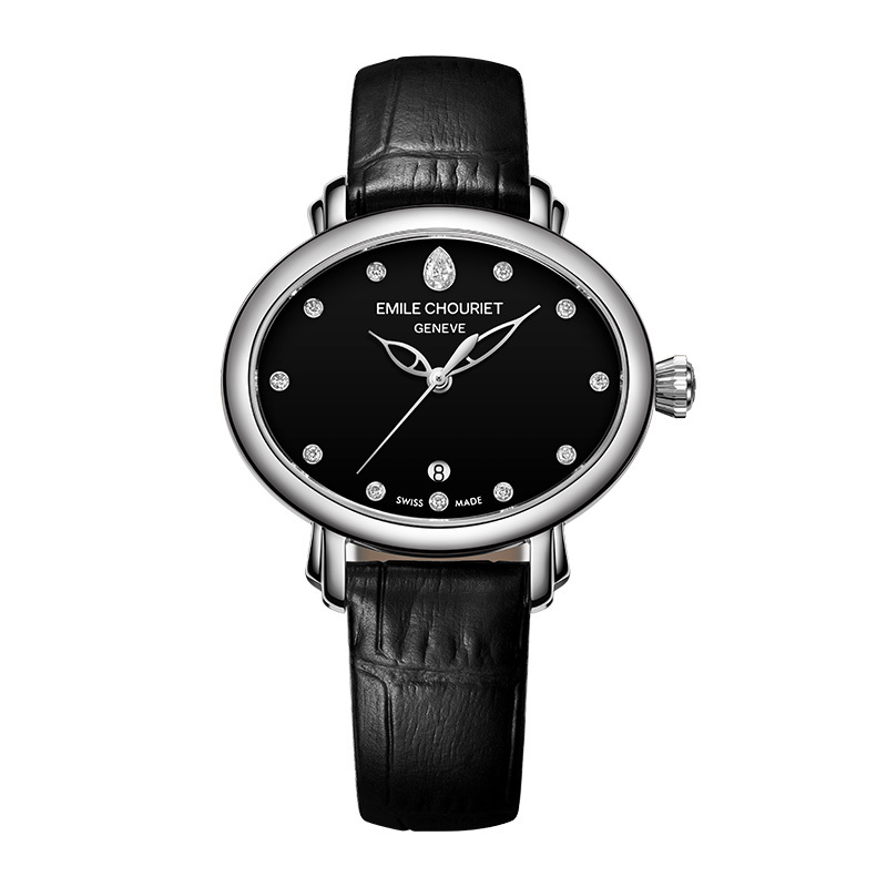 emilechouriet瑞士艾米龙表明珠系列女士机械表193886l66572视频