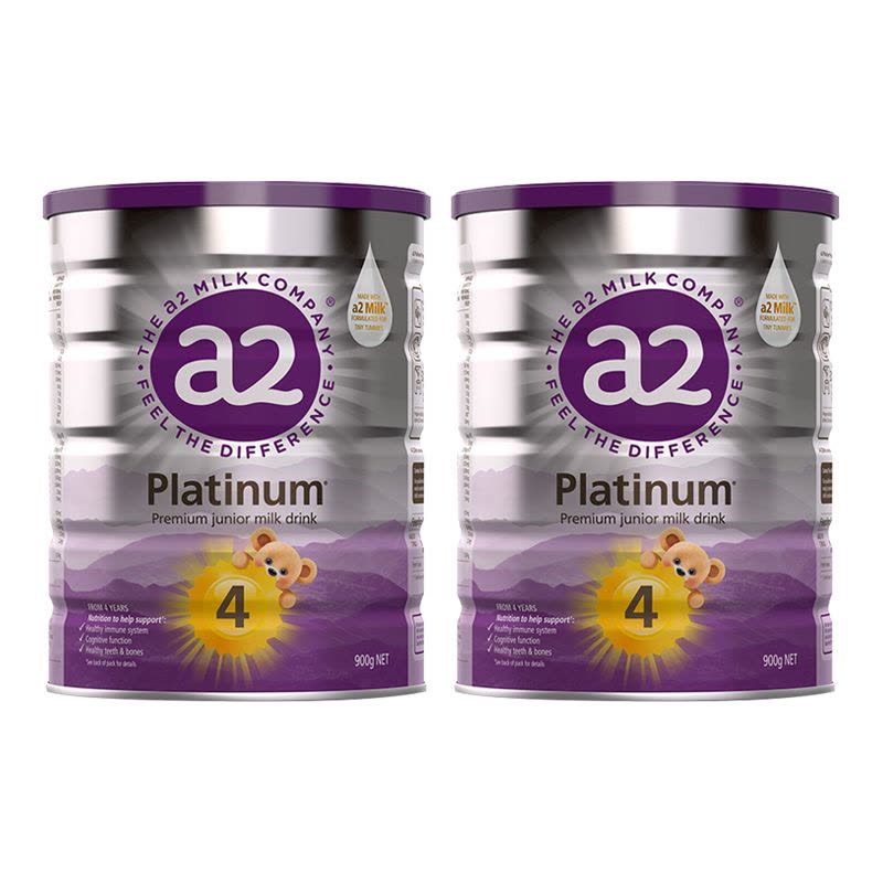 27年效期-税发澳洲a2奶粉4段白金版进口婴幼儿四段奶粉900g/罐装 新西兰奶源进口宝宝奶粉4段 适合3岁以上图片