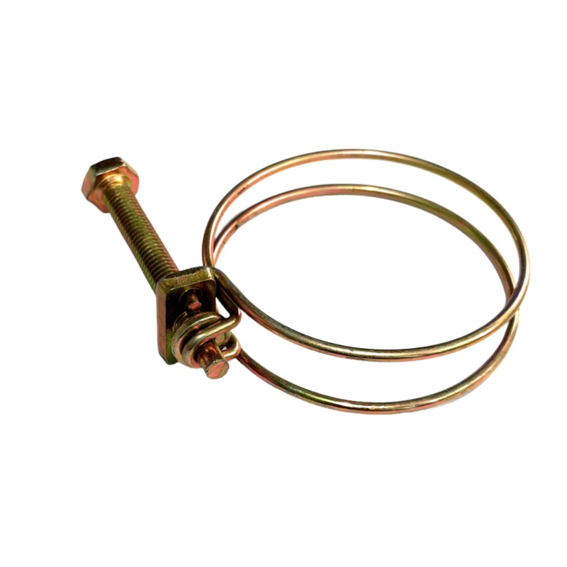 太晋众诚铁信 镀锌双钢丝喉箍100个 16-25mm/包高清大图