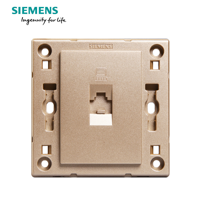 西门子(SIEMENS)开关插座 悦动香槟金系列电脑插座5UH8062-3NC03