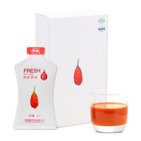 [买一发二]早康鲜枸杞原浆300ml*1盒 宁夏鲜果中宁枸杞汁直接喝便携小袋装