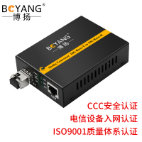 博扬 BY-WG915B 万兆光纤收发器 SFP+10G单模单纤光电转换器 LC接口20公里 基站服务器用 一台