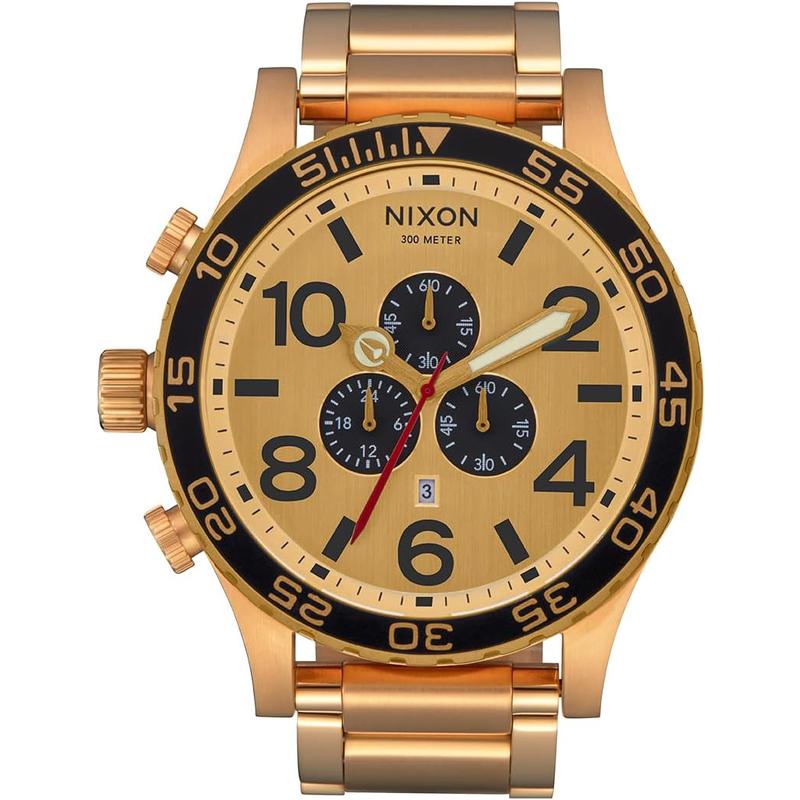 Nixon男表 男士不锈钢大表盘计时腕表 防水米时尚运动手表 送男友高清大图