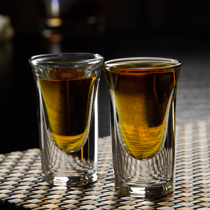 利比 Libbey白酒杯烈酒杯子弹杯一口杯茅台杯吞杯22ml6支+分酒器718高清大图