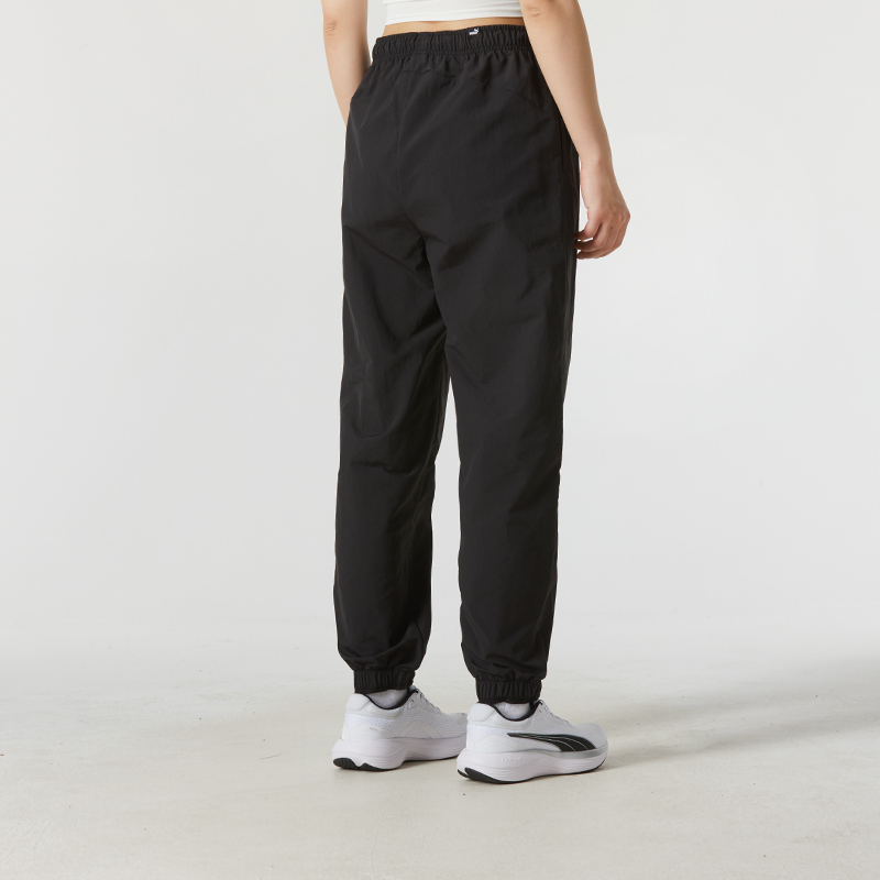 彪马(PUMA)女裤新款户外时尚跑步健身舒适透气休闲裤梭织长裤 682272-01 ZP