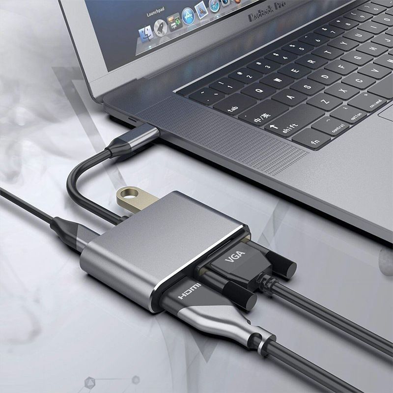 typec拓展坞扩展hdmi转接头usb30接口扩展坞ipad配件macbook转网