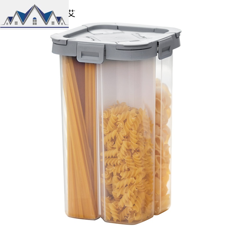 五谷杂粮收纳盒透明杂粮储物罐厨房带盖瓶子家用食品级塑料密封罐 三维工匠高清大图