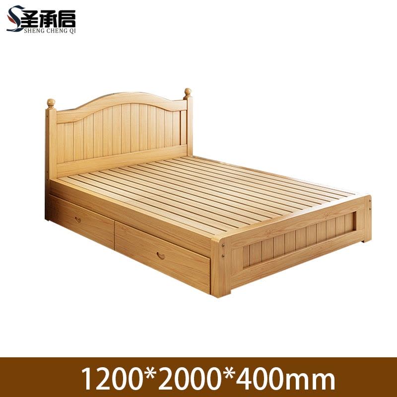 圣承启 木床 1.2米张图片