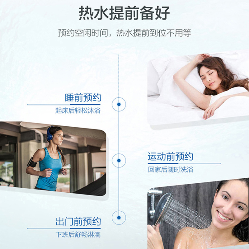 Haier/海尔电热水器300升ES300F-L(E)大容量家用商用落地立式中央电热水器 储水式5KW速热 中温保温高清大图