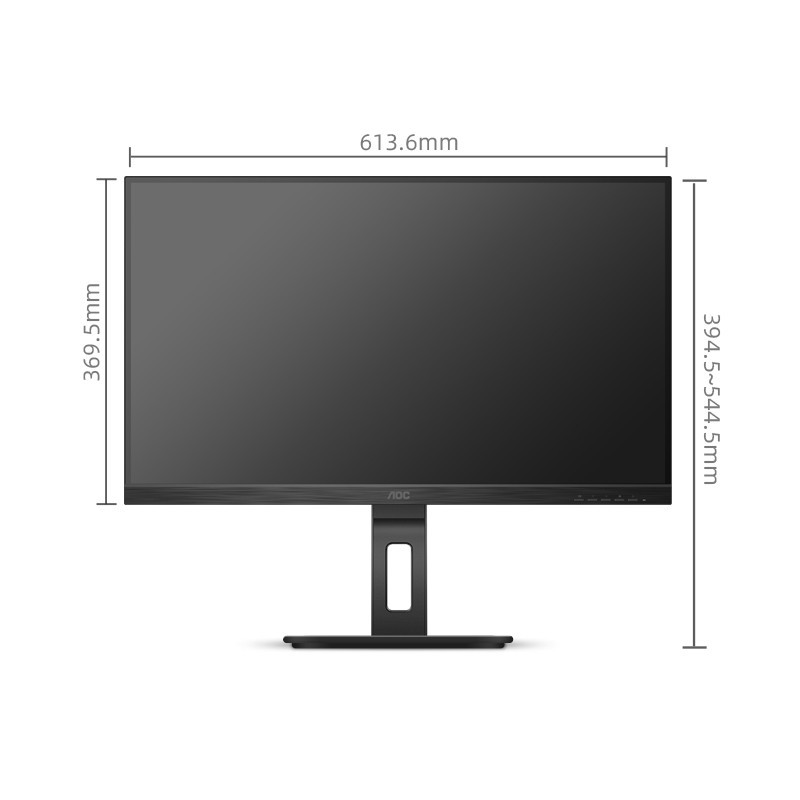 企采严选电脑显示器 27英寸 2K高清 75Hz 广视角IPS 旋转升降 家用设计办公TUV低蓝光爱眼显示屏Q27P2U