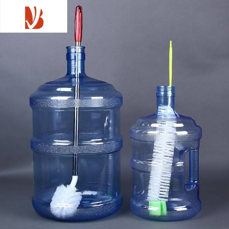 三维工匠纯净水桶专用刷子器长柄矿泉水饮水机桶刷清洗刷弯头清洁水桶