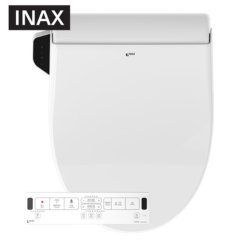 日本-伊奈(INAX)智能马桶盖板全功能除臭烘干双喷头加热座圈便盖