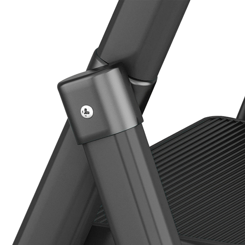 臻远 ZY-T143多功能梯子家用折叠梯室内踏板楼梯 黑色五步梯高清大图