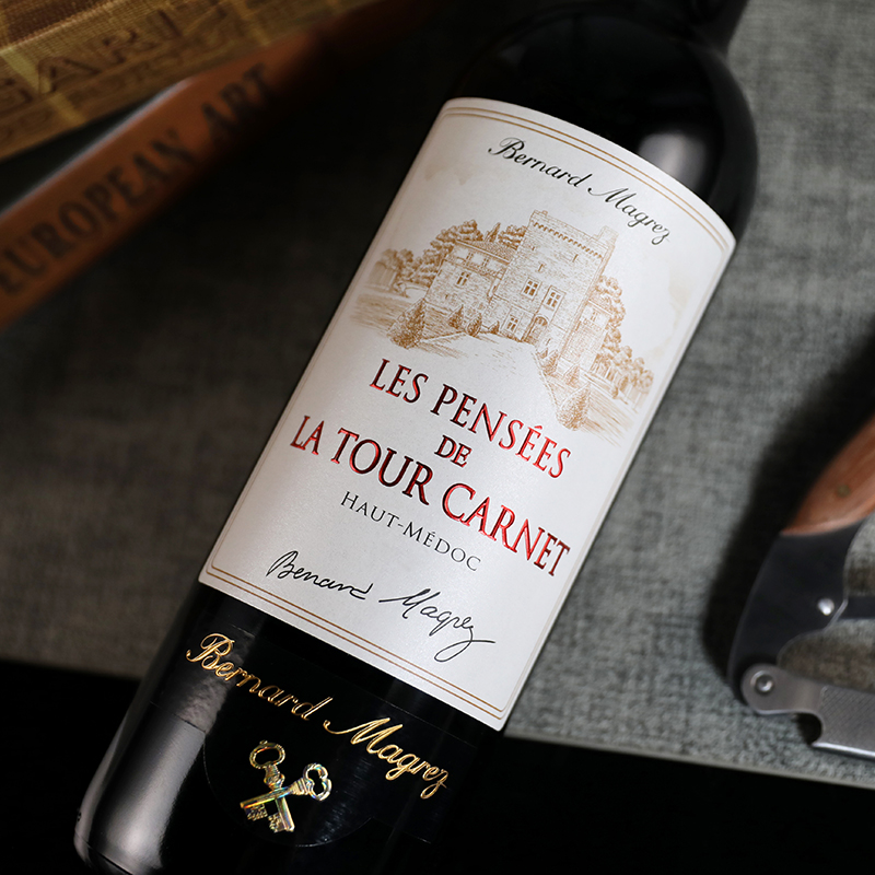 2019年拉图嘉利副牌沉思法国红酒波尔多四级庄干红葡萄酒La Tour Carnet 750ml 单支装高清大图