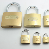 通开挂锁通用锁具RS大门锁宿舍柜子锁子 75mm 3支装