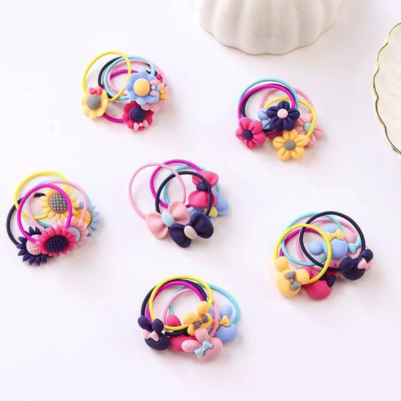 乌鹿20条装皮筋发绳卡通儿童橡皮筋不伤发宝宝发圈女孩扎头发头绳头饰