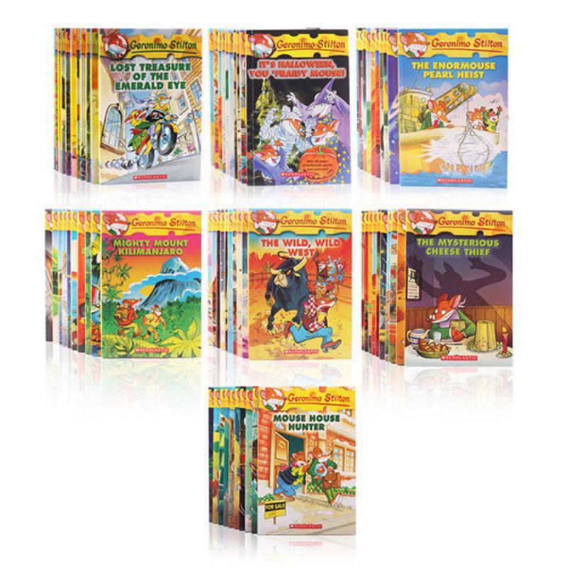 老鼠记者英文原版小说 英文版Geronimo Stilton 1-10册(点读有音频)