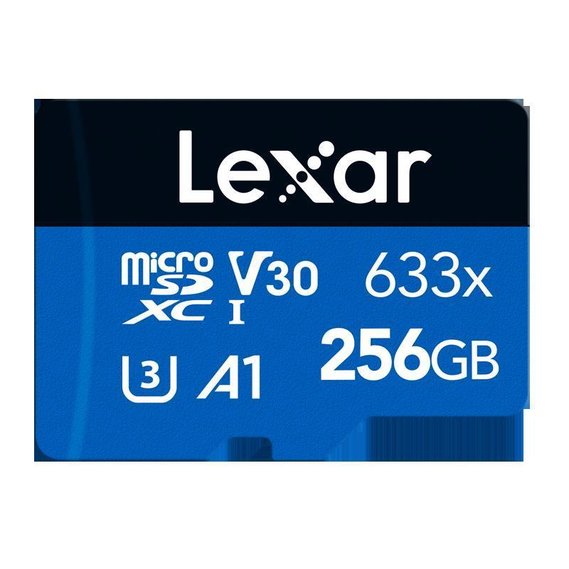 雷克沙(Lexar)256GB TF卡读100MB/s写45MB/s手机内存卡 U3/V30/A1存储卡MicroSD卡