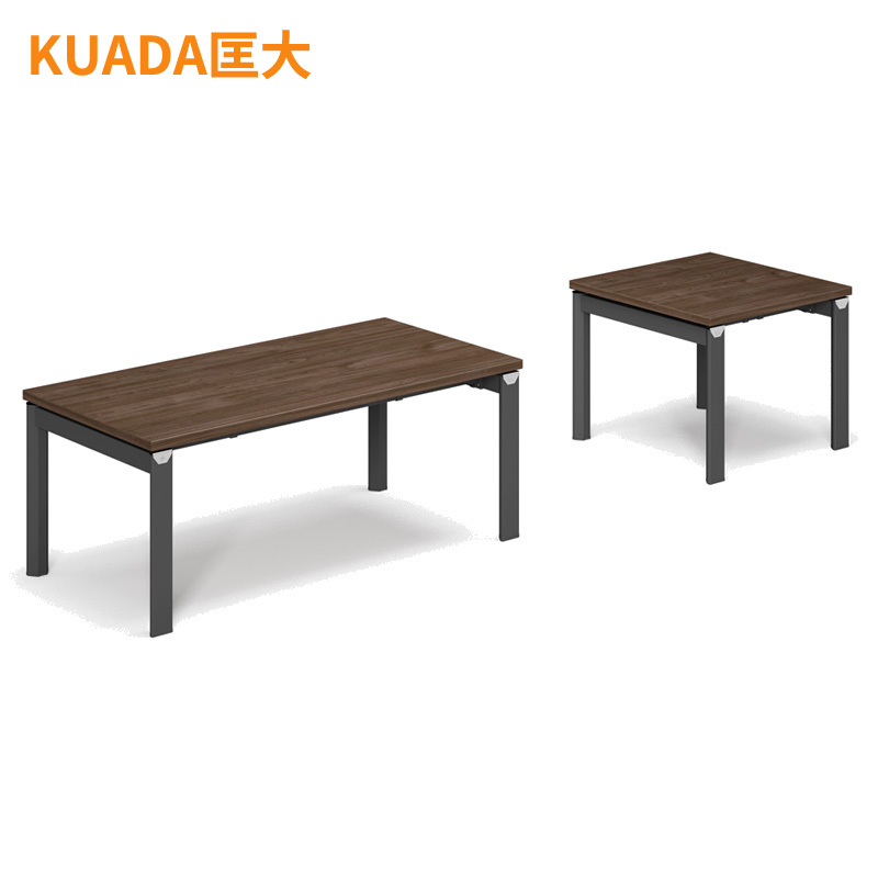 匡大 办公家具钢木方茶几沙发茶几600*600*480高清大图