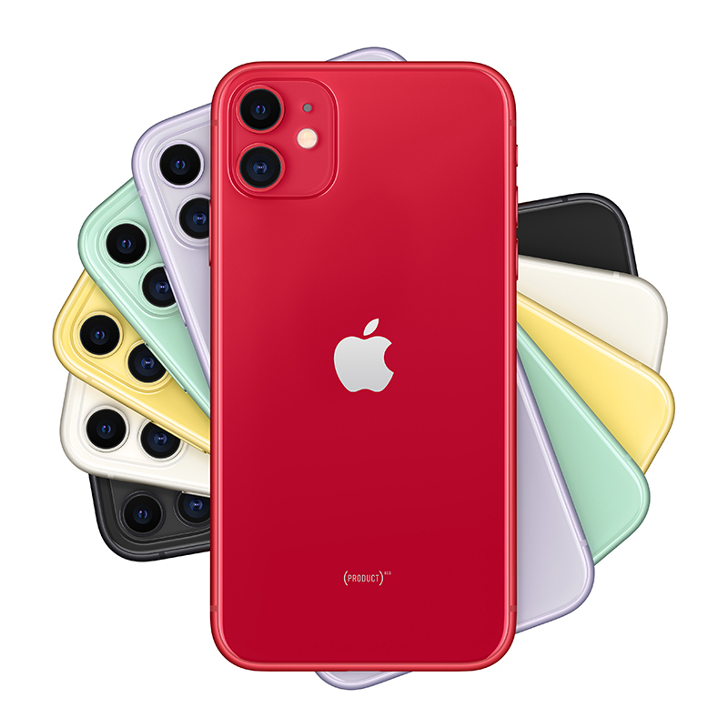 苹果(Apple) iPhone 11 内存256GB 红色 移动联通电信4G全面屏手机(不含充电器与耳机)