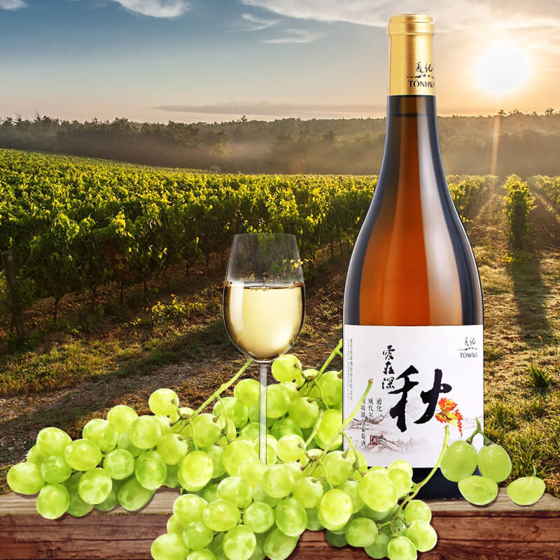 通化(TONHWA)葡萄酒 威代尔晚收葡萄酒 爱在深秋白葡萄酒 12度750ml*6支 甜型酒 (新老包装随机发货)高清大图