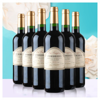 法国进口红酒 AOC级别 富杰庄园干红葡萄酒750ml*6瓶 整箱装