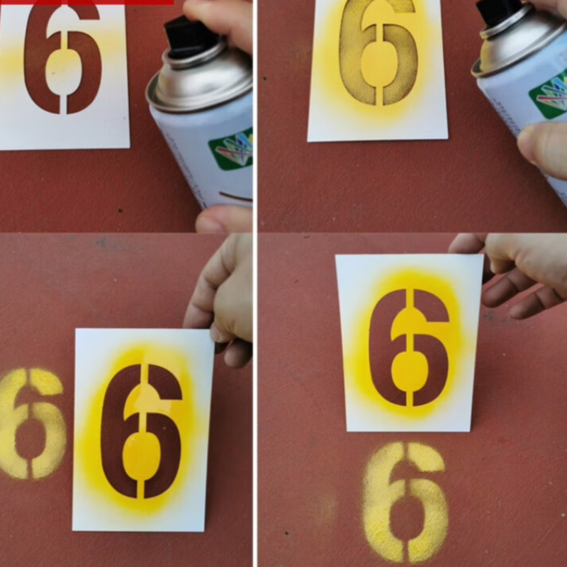 苏宁宜品pvc数字喷漆模板 0-9 数字10cm