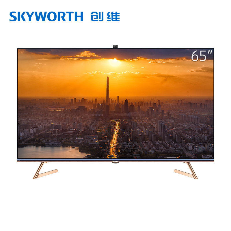 创维(SKYWORTH) 65Q60 65英寸悬浮边框4K HDR全面屏 杜比全景声64G大内存远场语音 声控平板电视