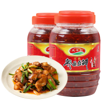 [2份送豆豉]兆丰和郫县豆瓣酱1kg*2瓶 香辣调味酱料 红油辣椒酱 回锅肉水煮肉片调料 川菜厨房炒菜料 四川豆瓣鱼原料