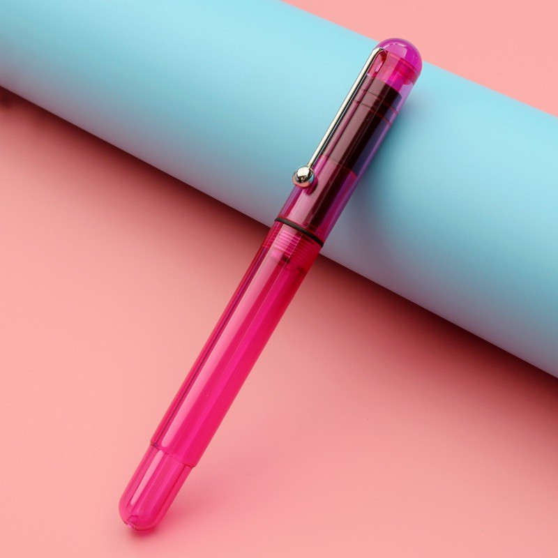 金豪钢笔jh01练字书法小学生钢笔透明网红练字女小可爱速写小清新绘画