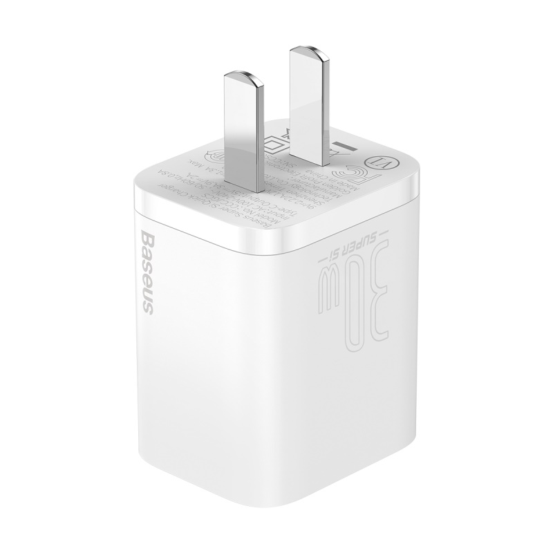 倍思 Super Si超级硅快充充电器1C 30W 中规 白色白色高清大图