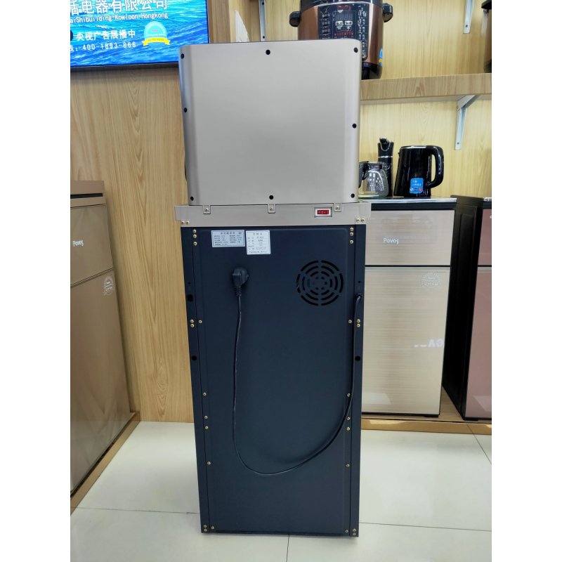 Peves/奔腾饮水机 BT-8609咖啡色 豪华花架遥控双出水 奔腾家用茶吧机