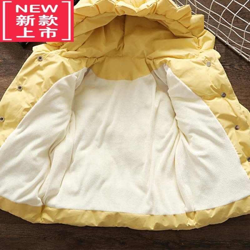 可莉允女童棉衣2022秋冬装新款洋气儿童羽绒棉服小童棉袄女宝宝加绒外套图片