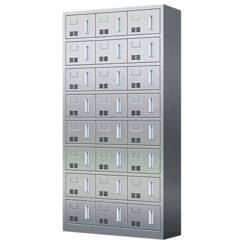 攸形不锈钢碗柜24门900*350*1800mm台高清大图