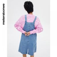 [1件5折价:125]美特斯邦威时尚牛仔背带裙