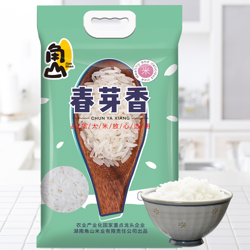 角山(JiaoShan)大米春芽香长粒细米10斤装 新米软米醇香大米5kg