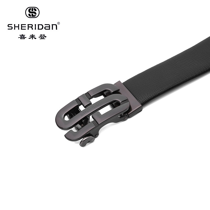 SHERIDAN喜来登(扣头皮带)头层牛皮NL180357S