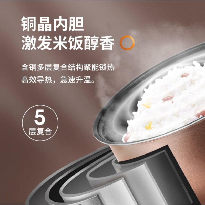 4L智能预约多功能焖煮电饭煲