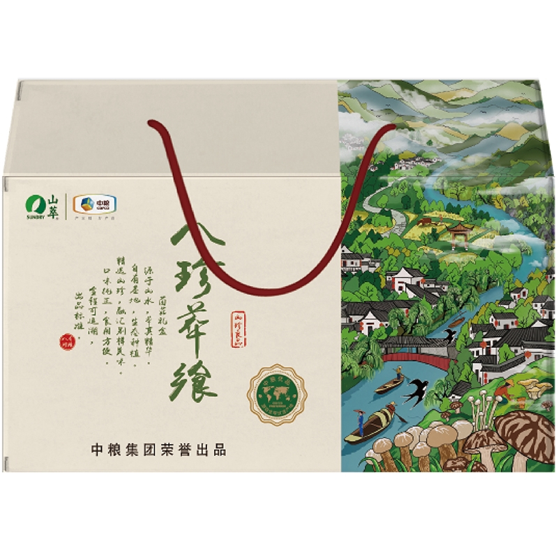 中粮福临门山萃“八珍萃飨”菌菇组合 390g