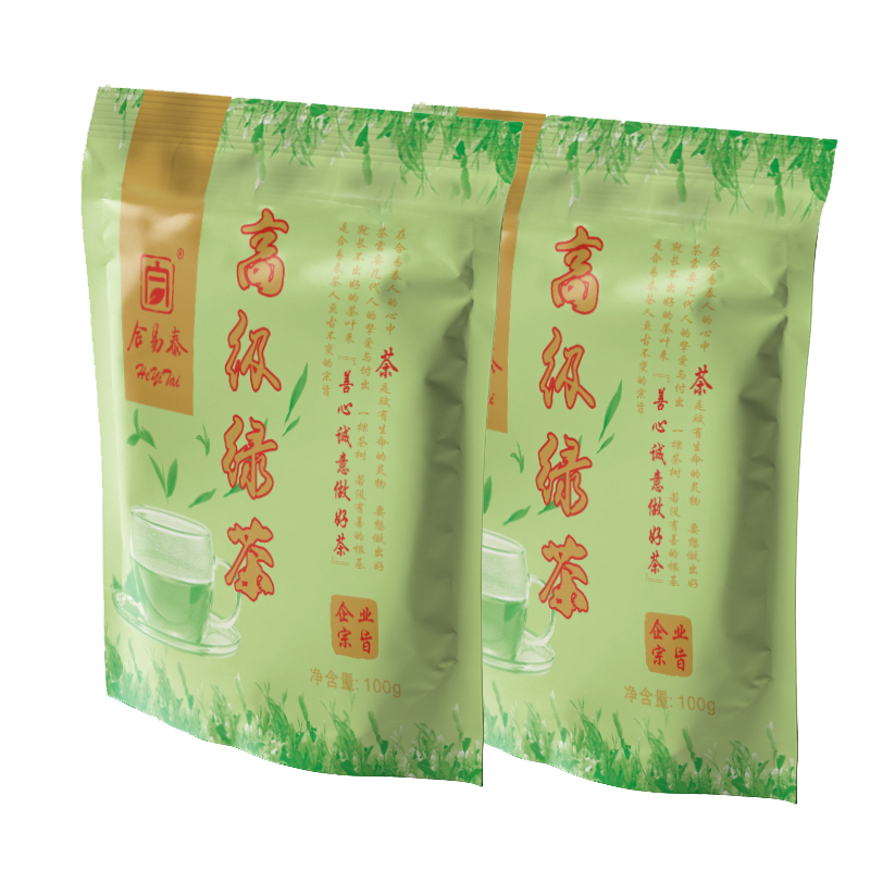 合易泰 雨前绿茶 100g 袋高清大图