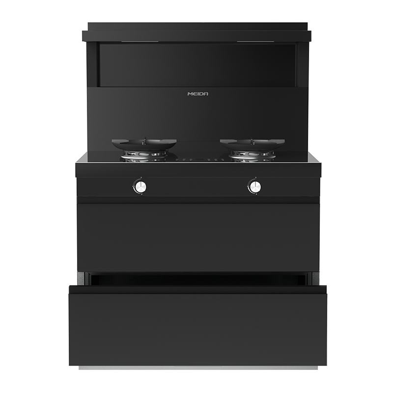 [新品]美大MEIDA二星消毒柜集成灶X70-A 智慧双变频 猛火节能 智能触控 自清洁,钢化玻璃面板 烟灶套装 液化气高清大图