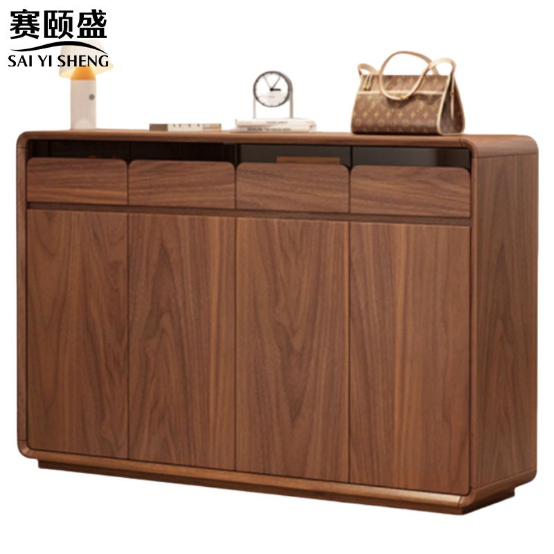 赛颐盛 实木鞋柜 1400*360*905mm 个高清大图