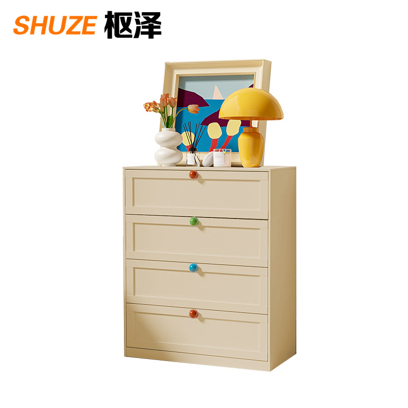枢泽 钢制抽屉柜 四斗柜600*400*980mm 台高清大图