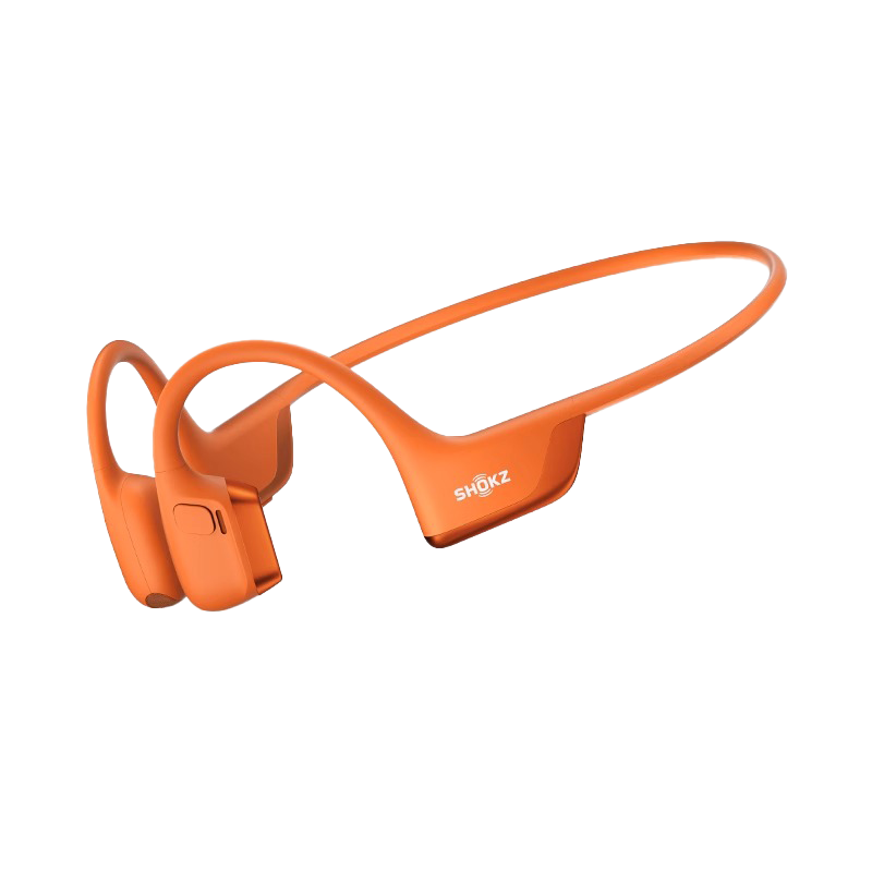 韶音(SHOKZ)OpenRun Pro 2 S820骨传导蓝牙耳机开放式耳机运动无线骨传导耳机跑步不入耳挂熔岩橙高清大图