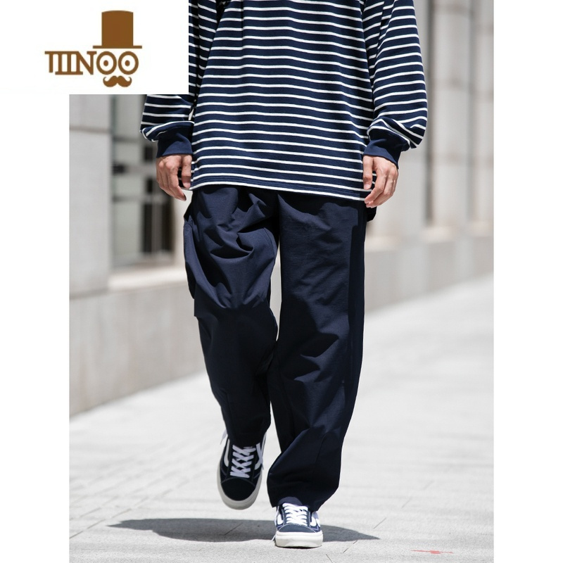 YANXUBellken 21AW CityBoy日系工装裤宽松复古廓形多口袋长裤潮牌男秋