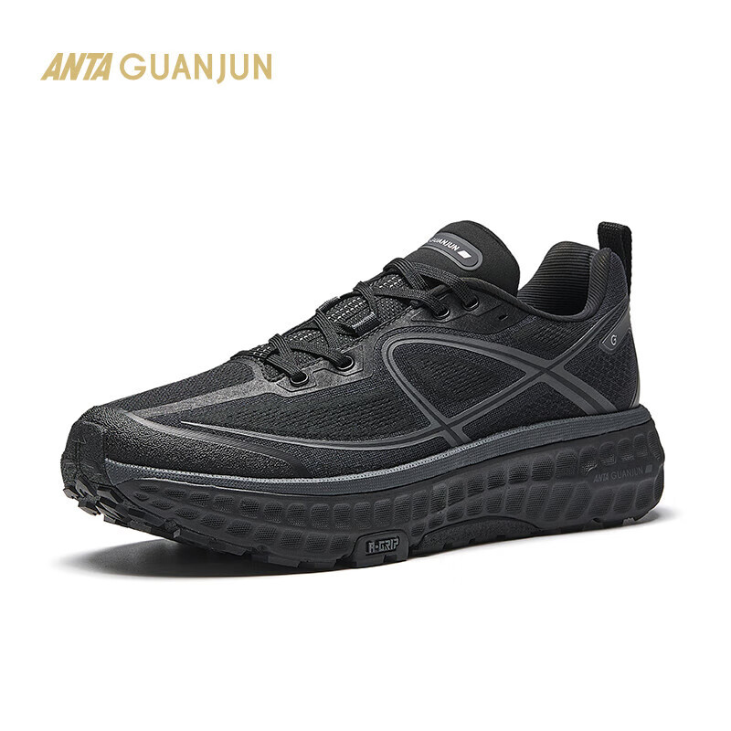 安踏冠军全行2丨冠军系列跑步鞋男女春减震透气跑鞋运动鞋112545534A [女款]基础黑/烟墨灰高清大图